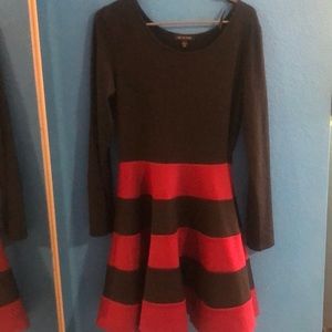 Jodi Kristopher Black and Red Dress
